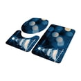 thumbnail image 4 of Christmas Bathroom Rug 3-Piece Set, Non-Slip Toilet Mat & Floor Mats, Absorbent Polyester Festive Decor for Indoor Outdoor Entrance, 4 of 7