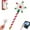 Snow#-04, variant on Christmas Payment Wand, Snowflake Handheld Tap‑to‑Pay Stick, Contactless Card Holder, Festive Checkout Tool for Credit Debit Cards