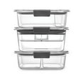 thumbnail image 2 of Contenedores de almacenamiento de alimentos Rubbermaid Brilliance 3, sin BPA, 2 of 7