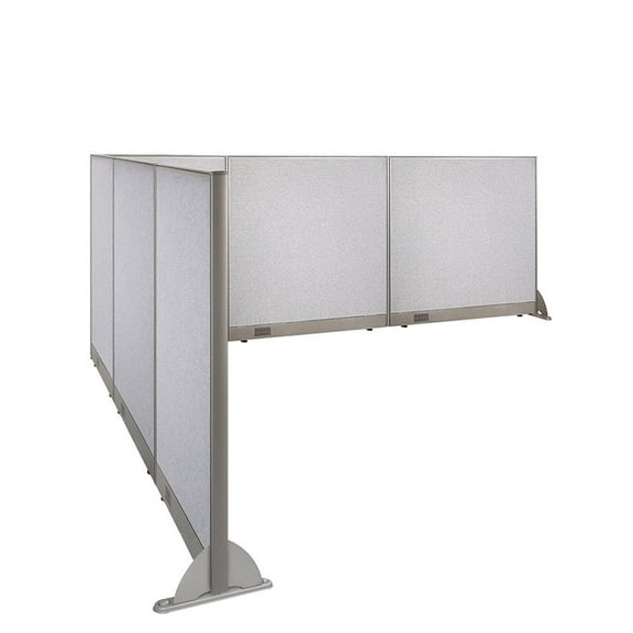 GOF L-shaped Freestanding Partition 102”D x 132”W x 48”H, Office Room Divider, Privacy Screen, Workstation Cubicle