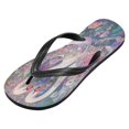 thumbnail image 2 of YAZAOOSummer Flip Flops Creatively Swan Love in Bloom Simple Beach Sandals, 2 of 8