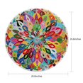 thumbnail image 4 of Bgraamiens Puzzle-Blooming Color-1000 Pieces Gradient Puzzle Color Challenge Blue Board Round Jigsaw Puzzles, 4 of 4