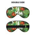thumbnail image 2 of Uemuo Palm Leaves And Tropical Flowers Pattern Sleep Eye Mask - Light Blocking Sleep Mask Blocking Out Light Perfectly, Soft and Comfortable Night Eye Mask, Eye Blinder, 2 of 7