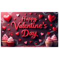 thumbnail image 5 of LUUFILx Valentine's Day Celebration Backdrop Heart Decorations Photography Props Romantic Party Supplies Banner Background Wedding Decor, 5 of 8