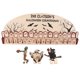 thumbnail image 1 of Calendario de cuenta regresiva de madera de 31 días para Halloween con decoración de Adviento espeluznante para el hogar y diversión navideña, 1 of 8