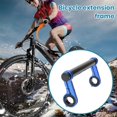 thumbnail image 3 of Ettsollp Bike Handlebar Extension Bicycle Handlebar Extension with Double Clamp Base Universal Aluminium Alloy Extender, 3 of 8