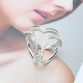 thumbnail image 5 of SmartBy Fashion Women Tri-circle Scarf Buckle Brooch Ring Shawl Clip Jewelry Accessories, 5 of 7