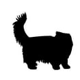 thumbnail image 3 of Persian Cat Breed Standing Silhouette - Beautiful Solid Steel Home Decor Decorative Accent Metal Art Wall Sign, 3 of 3