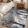 thumbnail image 4 of 3'x5' Area Rugs, Black Grey Forest Indoor Outdoor Area Rug for Living Room Bedroom, Vintage Watercolor Tree Tunk Washable Bathroom Rugs Kitchen Floor Carpet Mats Home Decor Aesthetic, 4 of 8