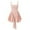 Pink, variant on hotojiny Fashion Dresses for Women Sleeveless Square Neck Tie Back A-Line Mini Dress Wedding Guest Party Dresses