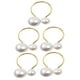 thumbnail image 4 of 6 anillos porta servilletas con hebillas, elegantes y modernos, decorativos de metal para comedor. Dorado, 4 of 9