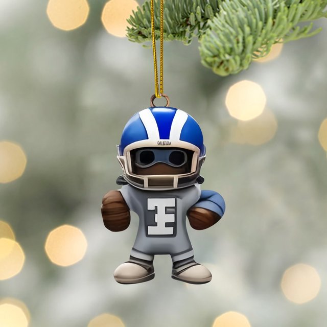 Dsscvnef Interesting Super Wrist Style Rugby Player Acrylic Statue Keychain 2D Design A Sports Souvenir That Fans Can Collect Glass Beads Curtain Window Door String of