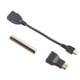 thumbnail image 2 of Kit 3 en 1 Mini HDMI-compatible a HDMI-compatible+Micro USB+GPIO Header para Raspberry Pi Zero, 2 of 9