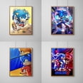 thumbnail image 2 of Póster de S-Sonic H-Hedgehog, póster de juego de dibujos animados, pinturas para decoración de dormitorio, imagen en la pared, decoración del hogar, accesorio de arte para habitación, 2 of 5