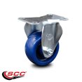 thumbnail image 2 of 3.5 Inch Solid Polyurethane Wheel Rigid Top Plate Caster Service Caster Brand, 2 of 2