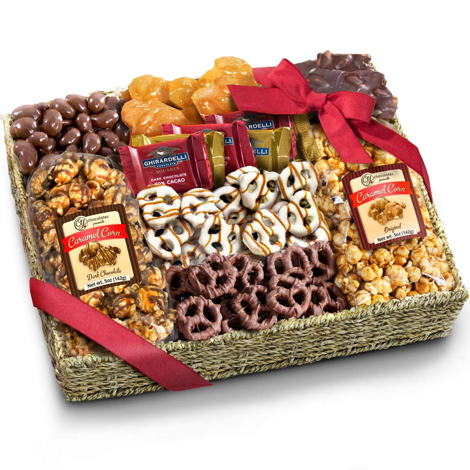 Chocolate Caramel and Crunch Grand Gift Basket for Christmas, Birthday