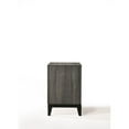 thumbnail image 2 of ACME Valdemar Metal and Wood 2-Drawers Nightstand in Weathered Gray, 2 of 5