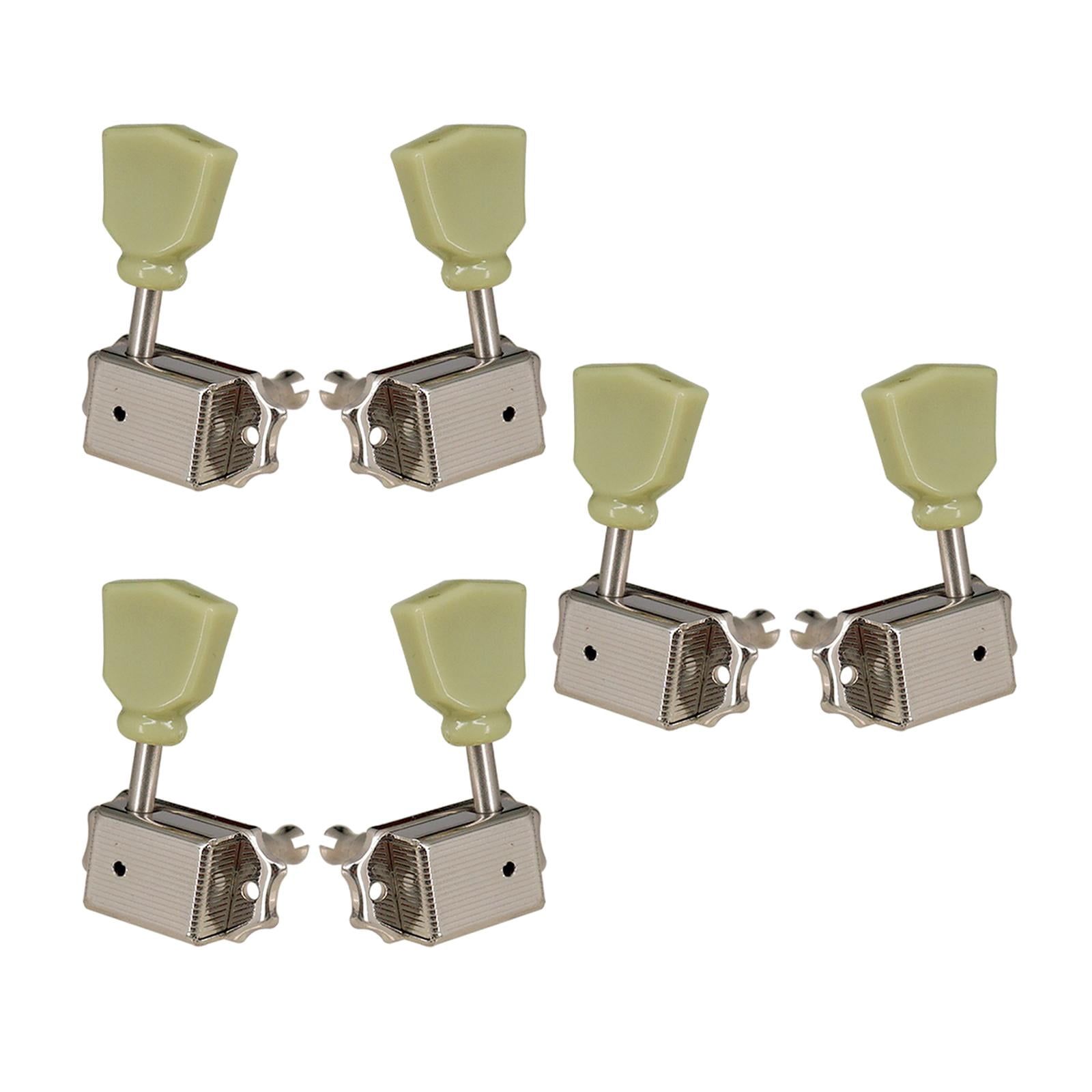 LeeQinersw 6Pcs Guitar Tuning Peg Tuner Right Left Guitar Tuning Pegs for Acoustic Electric