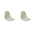 thumbnail image 3 of Bearachild Funda gruesa para silla, lavable, moderna, bonita funda protectora para asiento, funda para restaurante, banquete, suministros de Blanco 2piezas, 3 of 6