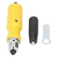 thumbnail image 1 of Rivet Gun Adapter Alloy Steel Cordless Riveting Tool Set Kit for Electric Drill Yellow, 1 of 14