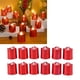 thumbnail image 4 of Lámpara De Vela LED, Luz De Vela LED Roja, Sin Humo, Alimentada Por Batería, 12 Uds., Protección Ambiental Para Bodas Y Cumpleaños, 4 of 8