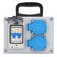 thumbnail image 5 of Caja De Enchufes para Exteriores, Montaje En Pared RCBO RCD, 2 Enchufes Estándar De La UE De 250V 16A con Disyuntor De 230V 40A 1P+N, 5 of 8