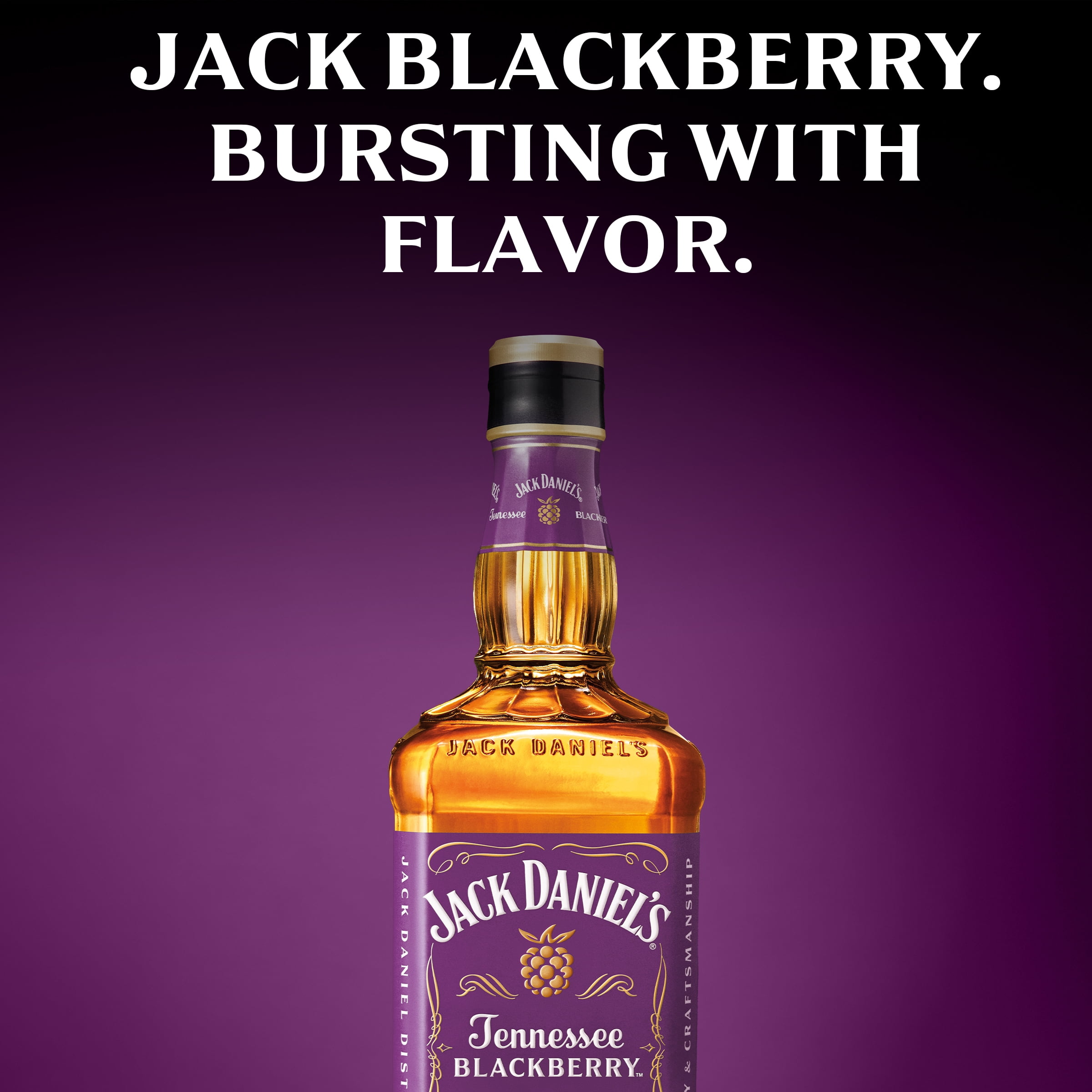 Jack Daniel's Tennessee Blackberry Whiskey Specialty, 750 ml
