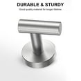 thumbnail image 4 of Towel Hooks For Bathrooms 4 Packs Screw-in Matte Black Bathroom Towel Hook Wall Mounted Stainless Steel Shower Towel Hooks For Coat Hanging, Drill Hole, 4 of 7