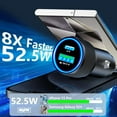 thumbnail image 3 of USB C Car Charger, 2Pack 52.5W USB-C&USB-A Power Cigarette Lighter Adapter PD/QC3.0 Type C Car Chargers Fast Charging for iPhone 16 16 Pro 16 Pro Max 15 14 13 12/Galaxy S25 S24 S23/Pixel/iPad, 3 of 9
