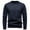 Dark Gray, variant on YueHuiYing Men's Slim Fit Crewneck Pullover Sweater Winter Casual Knit Comfort Heavy Long Sleeve Sweaters