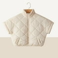 thumbnail image 6 of Meichang Quilted Jackets for Women Casual Lightweight Short Sleeve Zip Up Warm Vests Quilted Padded Gilet Jacket with Pockets, 6 of 6