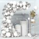 thumbnail image 1 of Balloon Garland Arch Kit, Silvery White DIY Balloon Kit for Birthday Party Christmas and Home Decorations Decorative Articles for Bachelor Party and P, 1 of 5