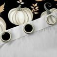 thumbnail image 4 of Manfei Autumn Harvest Pumpkin Blackout Curtains Set of 2 (52x84 Each),Rustic Leaves Window Curtains,Hello Fall Curtains and Drapes For Girls Kids,Microfiber Bedroom Decor, 4 of 6