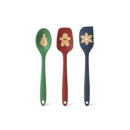 Thyme & Table 3-Piece Silicone Utensil Set - Multicolor