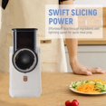thumbnail image 4 of Versatile Electric Cheese Grater Detachable Electric Salad Maker for Home Kitchen Vegetable Slicer for Potato Cheeses, 4 of 7