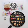 thumbnail image 3 of Mini Cookie Cutter set24 Pieces Metal Fondant Cutters3 Hearts Shape, 3 Stars Shape, 3 Flowers Shape and 15 Geometric Shape - -, 3 of 4