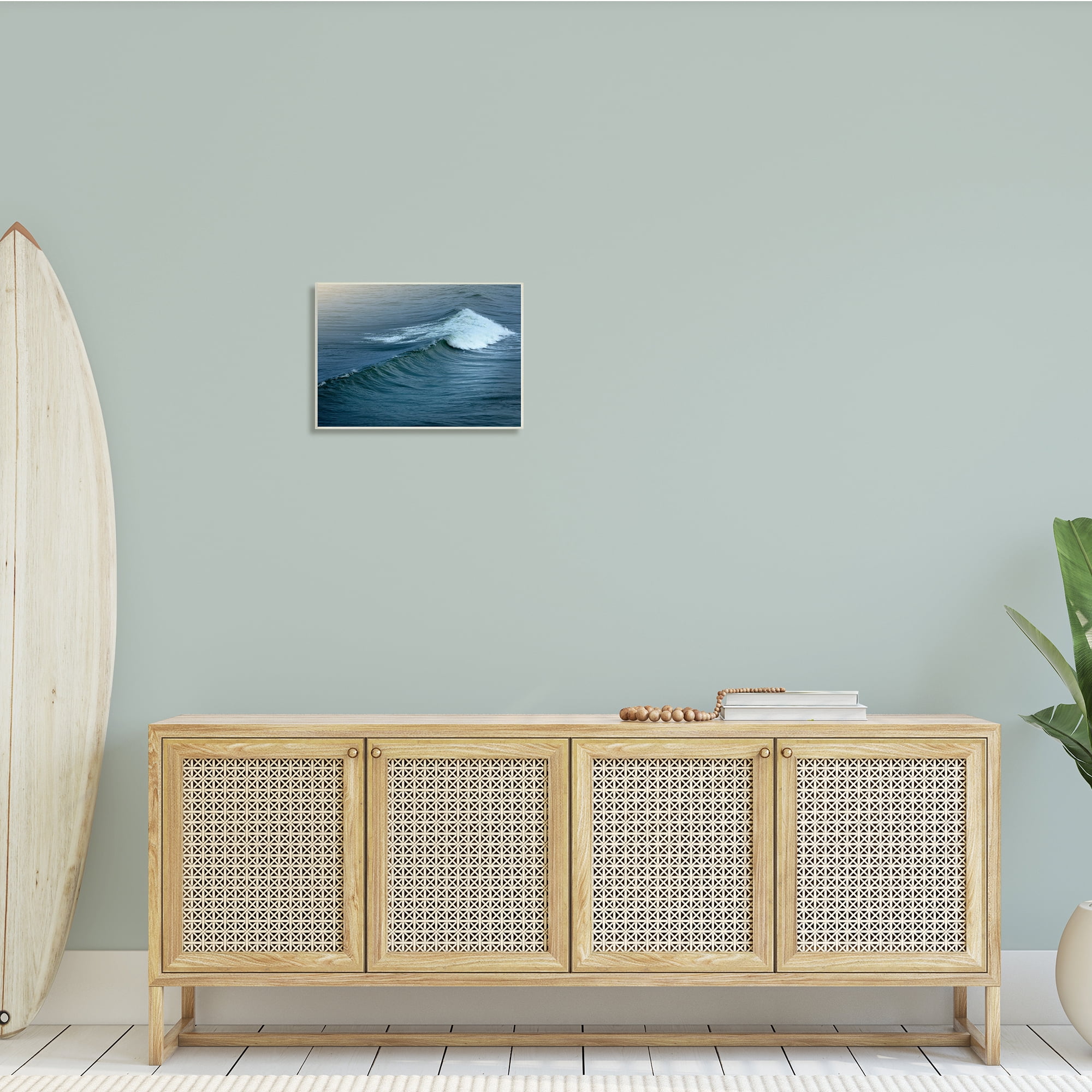 Stupell Indtries White Cap Beach Tide Incoming Wave Tranquil Waters,19 x 13,Design by Ian Winstanley