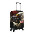 thumbnail image 3 of Daiia American Bald Eagle Warrior Luggage Cover, Thickened Washable Travel Luggage Covers, Elastic Unique Baggage Covers for 18-20 inch Luggage-Large, 3 of 9
