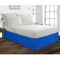 thumbnail image 2 of Pleated Bed Skirt for Full-XXL Size Beds - 100% Microfiber Bed Skirt, Easy Fit Upto 14" Inch - Pleated Ruffled Bed Skirt Solid Dust Ruffle - Royal Blue Solid., 2 of 4