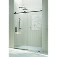 thumbnail image 4 of Glass Warehouse Sqsld-60 Astro 78" High X 60" Wide Sliding Frameless Shower Door - Nickel, 4 of 5