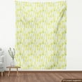 thumbnail image 4 of Ambesonne Abstract Fabric by the Yard Upholstery, Geometry Pastel Soft Tone, 3 Yards, White Yellow and Lime Green, 4 of 5