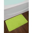 thumbnail image 2 of Herringbone Bath Mat, Continuous Geometric Zigzag Lines Designed in Monochrome Pattern, Plush Bathroom Decor Mat with Non Slip Backing, 29.5" X 17.5", Lime Green Pastel Green, by Ambesonne, 2 of 2