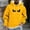 003 Yellow, variant on Men Casual Fashion Printed Pullover Drawstring Long Sleeve Hooded Sweatshirts Oversized Blouse