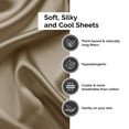 thumbnail image 3 of BNM 300 TC Rayon From Bamboo Sheet Set, Twin, Taupe, 3 of 6