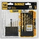 thumbnail image 1 of Juego de brocas DEWALT titanio 14 piezas DW1354, 1 of 2