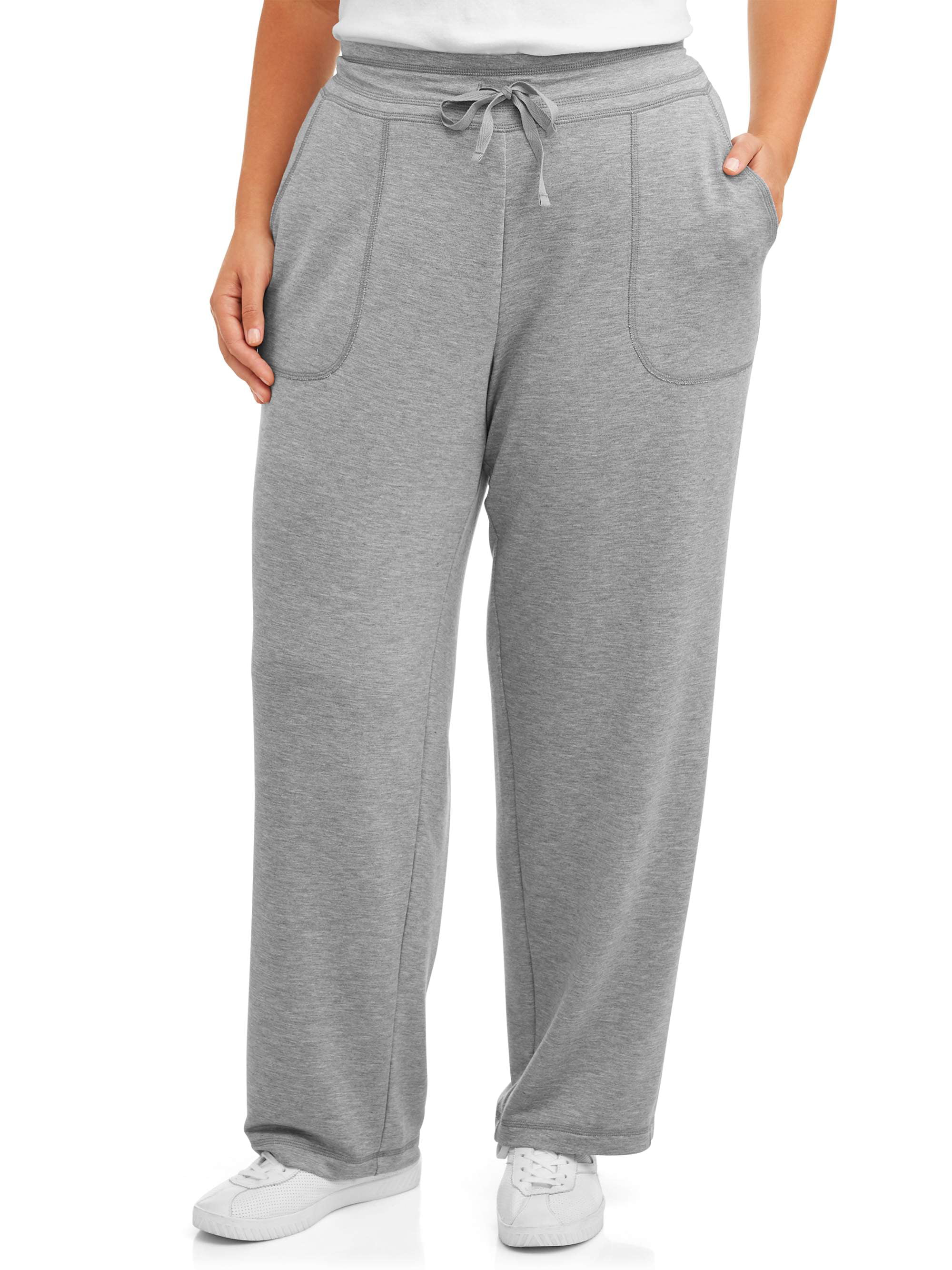 Athletic Works Women's Plus Size Active Relaxed Fit Sweatpants ...