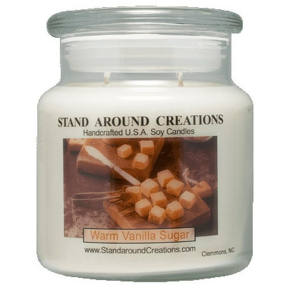 WARM VANILLA SUGAR APOTHECARY 16-OZ. ALL NATURAL SOY CANDLE