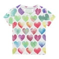 thumbnail image 2 of ZyeKqe T Shirts for Toddler Baby Girls Graphic Print Short Sleeve Shirts Round Neck Casual Summer Tees Top, 2 of 5