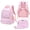 Pink, variant on JXKIKOZE 3 Pcs School Backpack for Teens,Laptop College Backpacks with Lunch Bag Bookbag Set Elementary Middle High Back to School Supplies