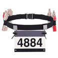 thumbnail image 4 of Cinturón digital para correr, triatlón y maratón. No requiere alfileres. Cinturón ajustable para correr, color rosa, 4 of 5